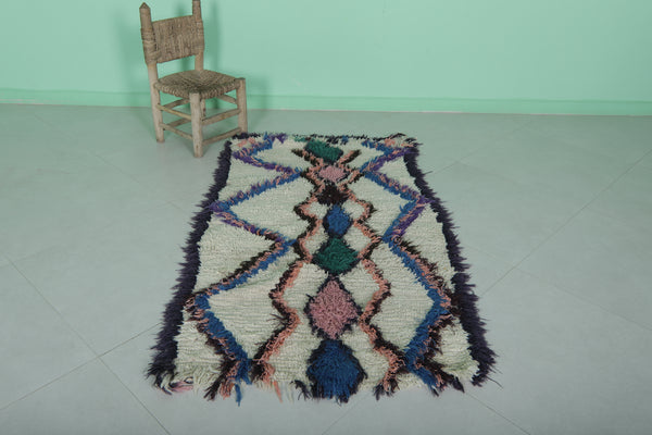 Unique Moroccan berber rug - Vibrant geometric design