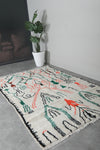 Colorful Moroccan Rug 5.1 FT X 8.3 FT