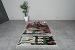 Colorful Moroccan rug 4.8 FT X 7.6 FT