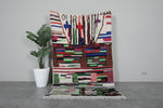 Colorful Moroccan rug 4.8 FT X 7.6 FT