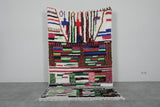 Colorful Moroccan rug 4.8 FT X 7.6 FT