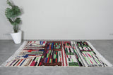 Colorful Moroccan rug 4.8 FT X 7.6 FT