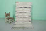 Traditional Berber Wedding Blanket – 3.5 x 6.3 Feet | Moroccan Handwoven Decor