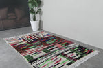 Colorful Moroccan rug 4.8 FT X 7.6 FT