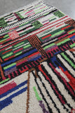 Colorful Moroccan rug 4.8 FT X 7.6 FT