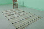 Traditional Berber Wedding Blanket – 3.5 x 6.3 Feet | Moroccan Handwoven Decor