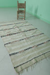 Traditional Berber Wedding Blanket – 3.5 x 6.3 Feet | Moroccan Handwoven Decor