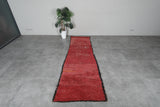 Vintage Moroccan berber rug 2.7 FT X 8.5 FT