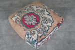 Stunning Moroccan kilim pouf - Vintage Berber Floor Cushion