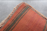 Stunning Moroccan kilim pouf - Vintage Berber Floor Cushion
