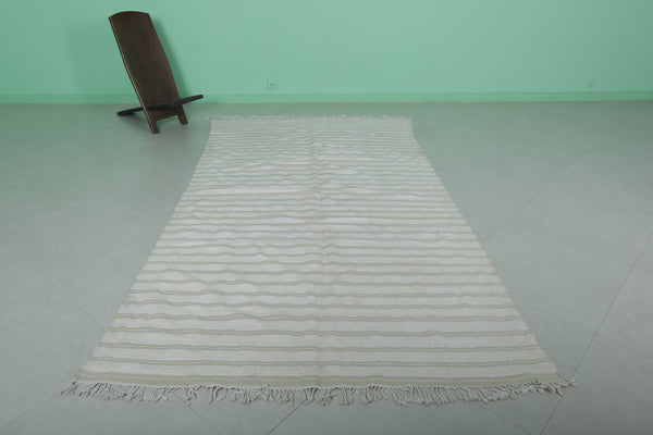 Handwoven Moroccan wedding blanket – 5 FT x 9.7 FT | Authentic berber textile