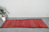 Vintage Moroccan berber rug 2.7 FT X 8.5 FT