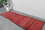 Vintage Moroccan berber rug 2.7 FT X 8.5 FT
