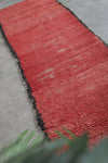 Vintage Moroccan berber rug 2.7 FT X 8.5 FT