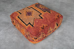 Tribal Moroccan Wool Floor Cushion – Handmade Kilim Pouf