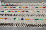 Colorful Moroccan rug 4.6 FT × 6.8 FT