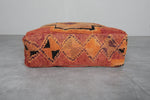 Tribal Moroccan Wool Floor Cushion – Handmade Kilim Pouf