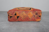 Tribal Moroccan Wool Floor Cushion – Handmade Kilim Pouf