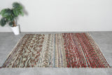 Vintage berber rug  4.5 FT X 7.4 FT
