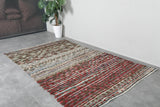 Vintage berber rug  4.5 FT X 7.4 FT