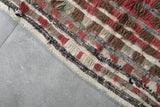 Vintage berber rug  4.5 FT X 7.4 FT