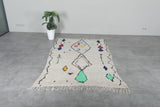 Colorful berber rug 4.7 FT × 7.2 FT