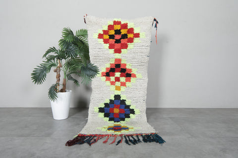 Colorful Moroccan rug 2 FT X 5.1 FT