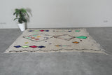 Colorful berber rug 4.7 FT × 7.2 FT