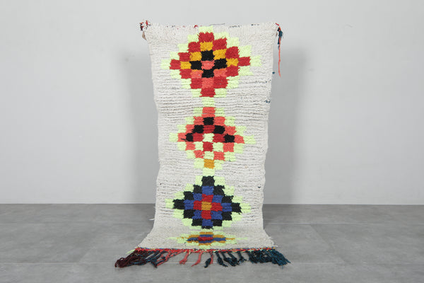 Colorful Moroccan rug 2 FT X 5.1 FT