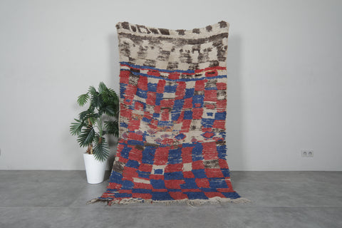 Vintage berber rug 4 FT X 7 FT
