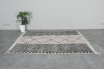 Handwoven Moroccan rug 4.9 FT × 7 FT