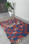 Vintage berber rug 4 FT X 7 FT
