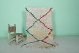 Small Handmade Berber Moroccan Rug – 3.2 FT x 5.8 FT