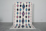 Colorful Moroccan rug 4.6 FT × 7.6 FT