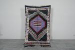 Vintage berber rug 3.8 FT X 6.9 FT