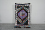 Vintage berber rug 3.8 FT X 6.9 FT