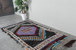 Vintage berber rug 3.8 FT X 6.9 FT
