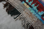 Vintage berber rug 3.8 FT X 6.9 FT