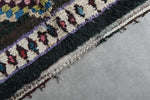 Vintage berber rug 3.8 FT X 6.9 FT
