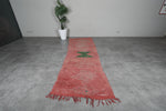 Handmade Moroccan rug 3.1 FT X 9.6 FT