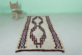 Traditional Moroccan Berber Rug 2.9 X 6.8 Feet - Vintage Tribal Pattern