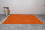 Custom Orange Moroccan Rug