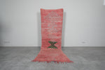 Handmade Moroccan rug 3.1 FT X 9.6 FT