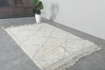 Beni ourain wool rug 4.7 FT × 7 FT