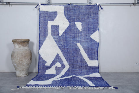 Kilim Moroccan rug 7.3 X 9.1 Feet