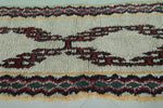 Traditional Moroccan Berber Rug 2.9 X 6.8 Feet - Vintage Tribal Pattern