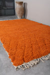 Custom Orange Moroccan Rug