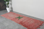 Handmade Moroccan rug 3.1 FT X 9.6 FT