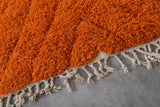 Custom Orange Moroccan Rug