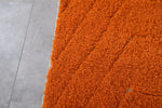 Custom Orange Moroccan Rug